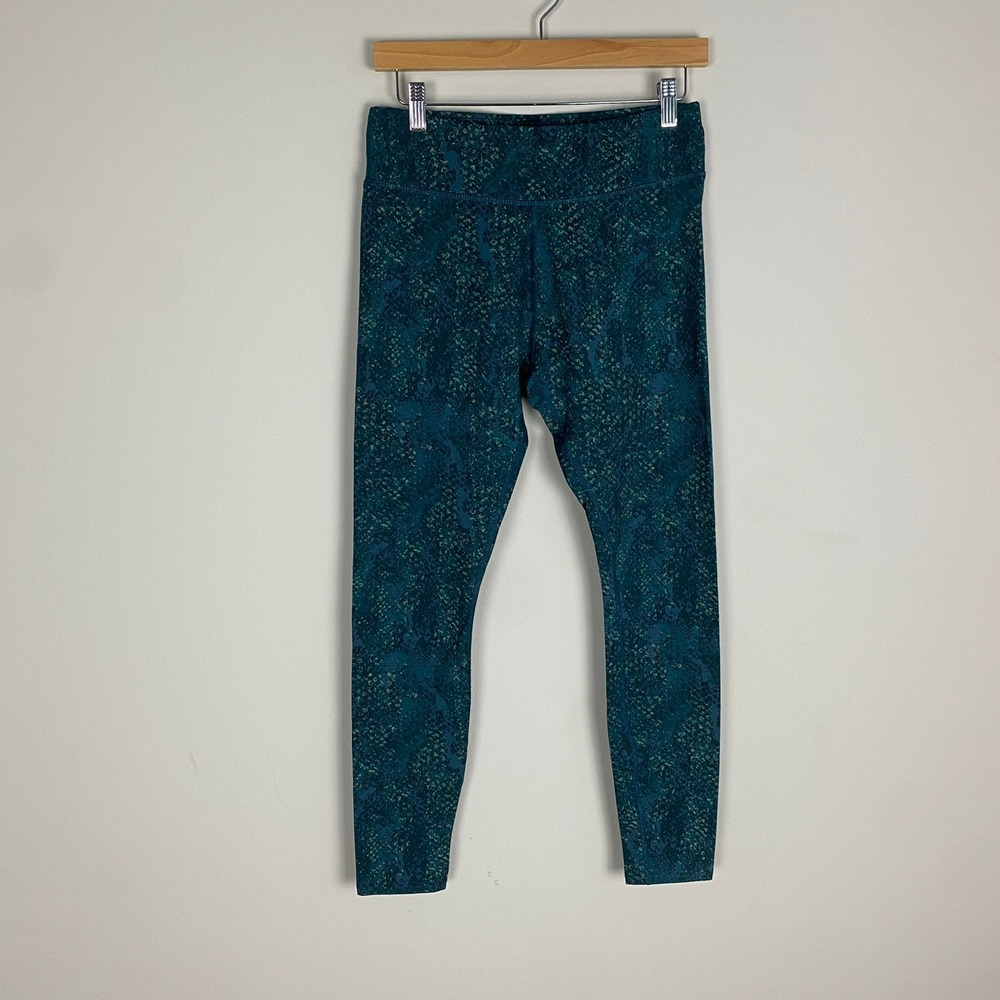 Pact Organic Cotton Leggings Womens Medium Snakeskin Print Activewear Casual